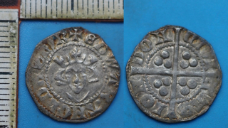 1272 - 1307 - penny, stříbro - Edward I., Anglie, Londýn